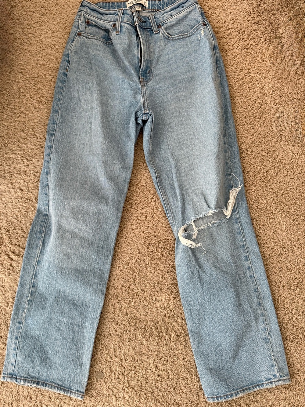 Abercrombie & Fitch Vintage Straight-Leg Jeans